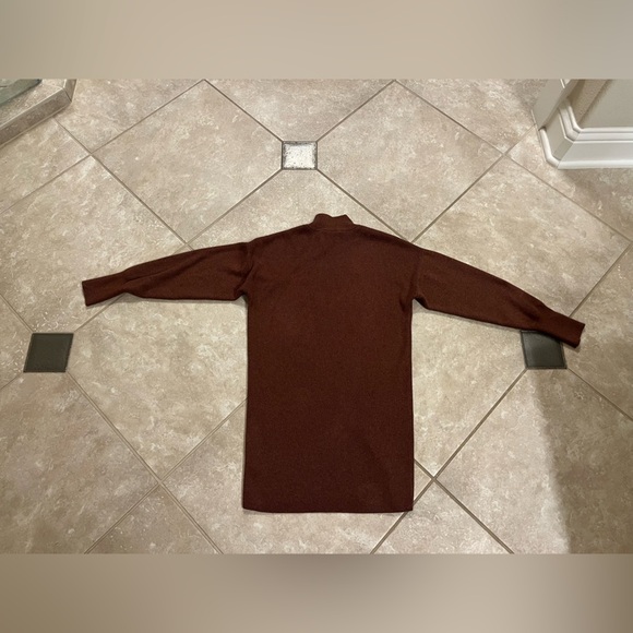 Abercrombie & Fitch Women’s Mock Neck Sweater Brown Dress Size XSP - Picture 2 of 7